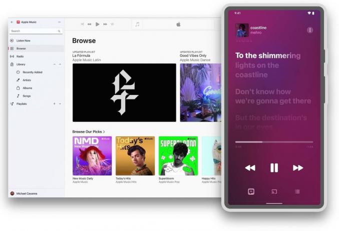 Apple Music Windowsille ja Androidille