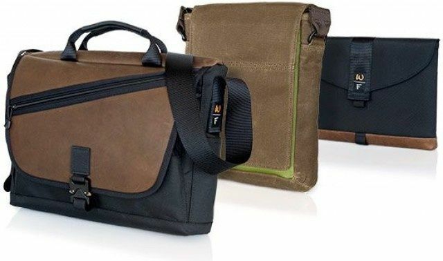 Наши три приза: сумка-карго Waterfield Design, Muzetto Outback и чемоданчик.