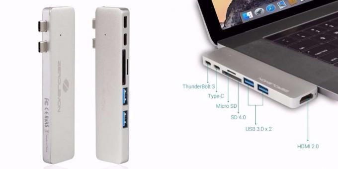 Palauta välittömästi MacBook Pron yhteydet: USB 3, HDMI, SD ja paljon muuta.