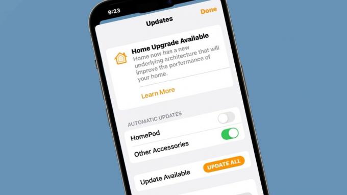 iOS 16.2는 새로운 홈 아키텍처 업그레이드 옵션을 제공합니다.