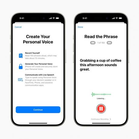 Функции «Персональный голос» и «Живая речь» в iOS 17