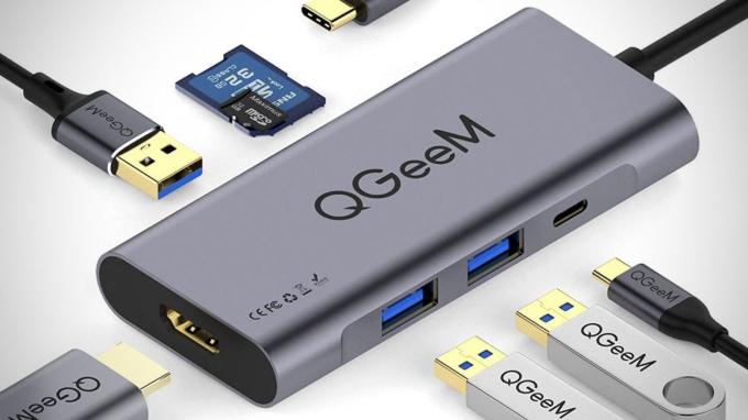 QGeeM USB-C -keskitin