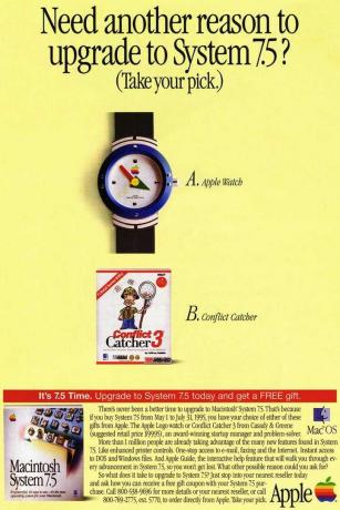 Käytitkö tätä tarjousta saadaksesi alkuperäisen Apple Watchin vuonna 1995?