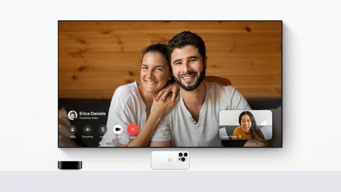 Med tvOS 17-oppdateringen kommer FaceTime til Apple TV 4K for første gang.