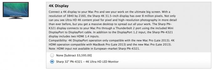 Sharp-4K-näyttö-Mac-Pro
