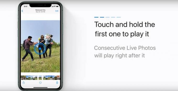 როგორ გავაკეთოთ ცოცხალი ფოტოებისთვის ვიდეო iOS 13-ში