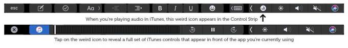 Tipp zur Touch Bar: Greifen Sie von überall auf die iTunes-Steuerelemente zu