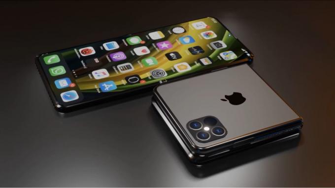 폴더블 iPhone 12 Flip 개념은 언젠가 현실이 될 수 있습니다.