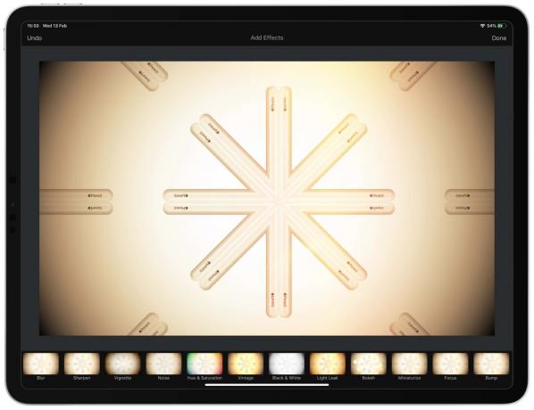 Pixelmator ierīcē iPad Pro