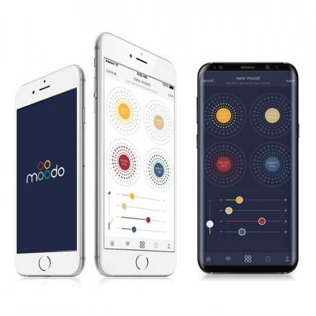 MoodoDe Moodo-app is goed ontworpen en gemakkelijk te gebruiken.