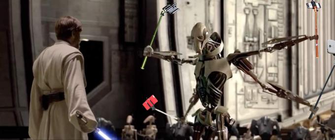 Star Wars, Episodio III: Selfie stick La vendetta dei Sith