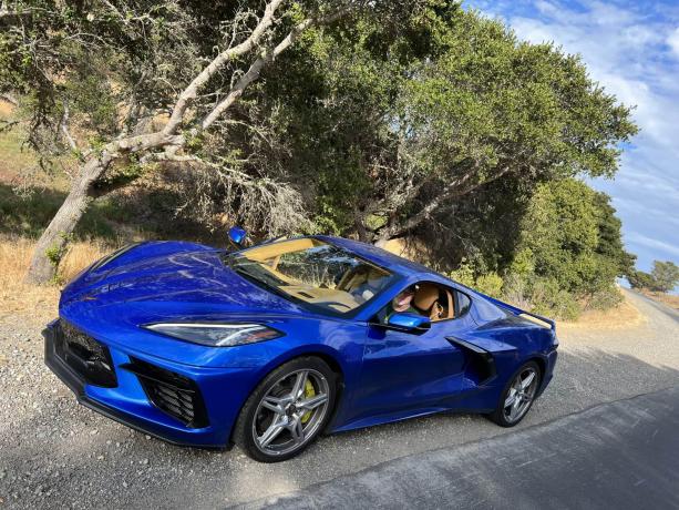 Corvette C8: עכשיו זה כחול מודגש!