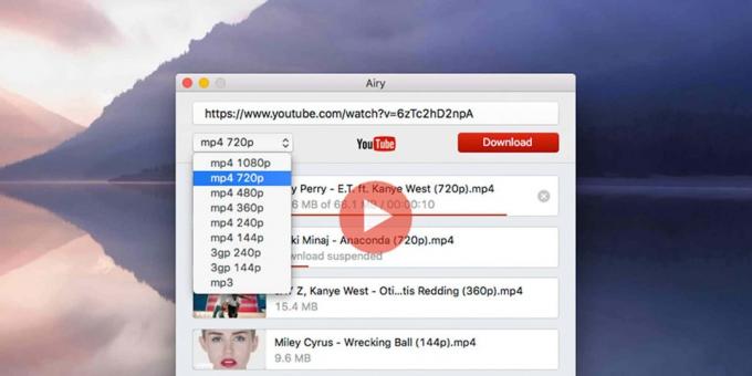 CoM - Téléchargeur de vidéos YouTube Airy - Licence à vie