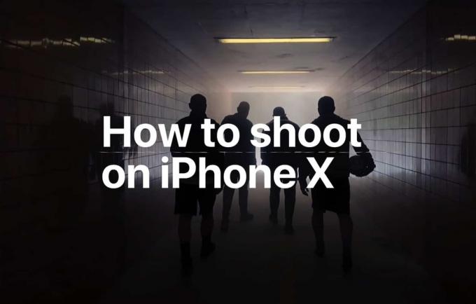 kuvata iPhone X: llä