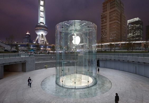 Apple'ın en çok tanınan ikinci Apple Store tasarımları?