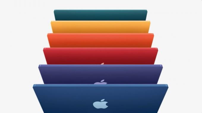 ახალი M1 iMac– ები გამოდის ნათელი ფერების დიაპაზონში.
