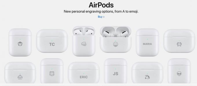 Az Apple ingyenes gravírozása az AirPod -okról