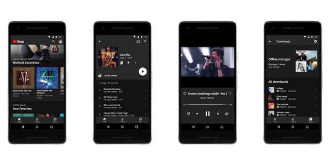 YouTube Music на мобилни устройства