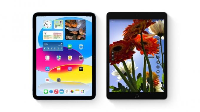 iPad 10 vs iPad 9 näyttö