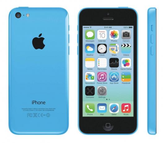 blauwe iPhone 5C