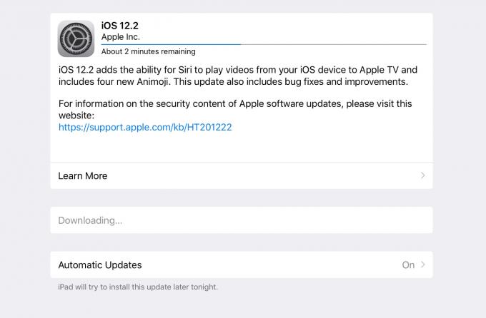 O novo iOS 12.2 já está disponível.