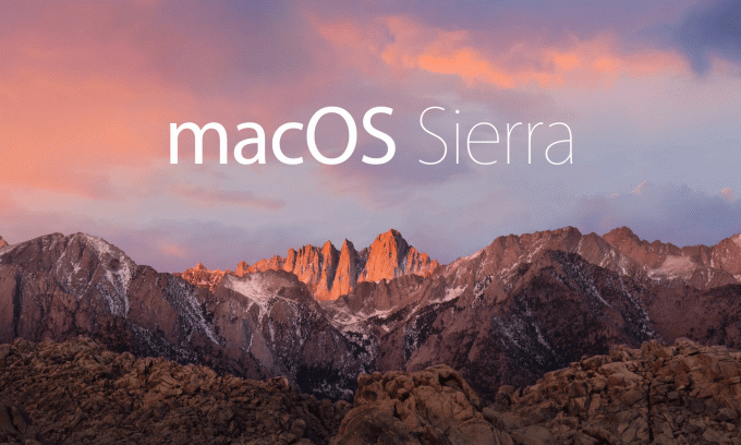 logotipo de macOS Sierra