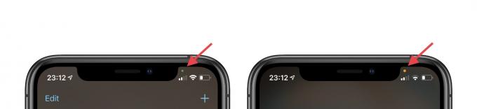 ما تعنيه النقاط الخضراء والبرتقالية على iPhone و iPad مع iOS 14