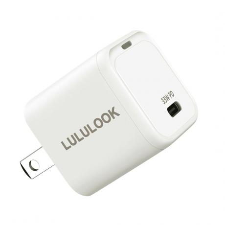 Lululook 33w Gan USB-C चार्जर: पोर्टेबिलिटी के लिए फास्ट-चार्जिंग, हल्का और कॉम्पैक्ट।