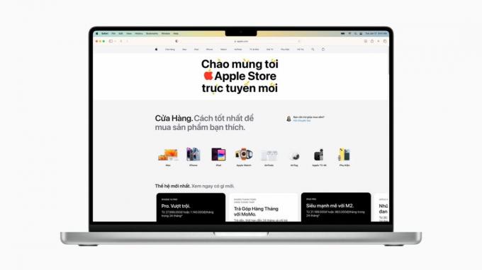 Online Apple Store öppnar virtuella dörrar i Vietnam