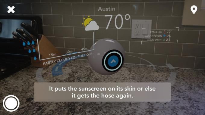 Το Carrot Weather χρησιμοποιεί AR για την πρόγνωση του καιρού σας