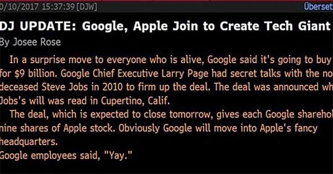 グーグルがアップルを買う