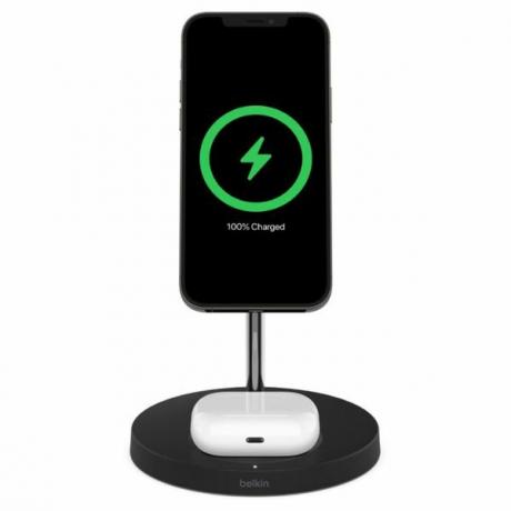 Belkin Boost Charge Pro 2-i-1 trådløs lader for AirPods