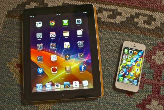 „IPhone 5“ yra čia. Ką tai reiškia kitam „iPad“?