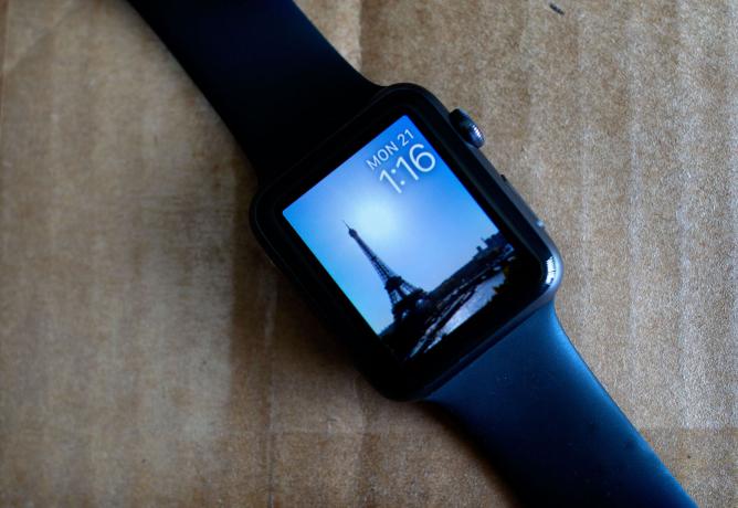 Časová prodleva hodinek Apple Watch
