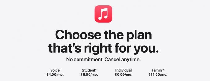 Apple Music -tilauksen hinta opiskelijoille nousi juuri.