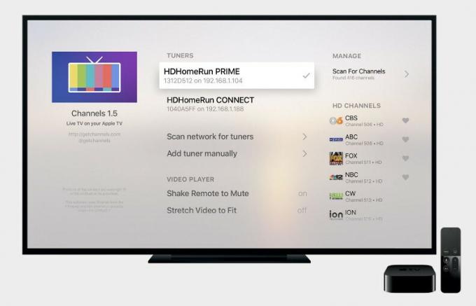 Приложение " Каналы" на Apple TV