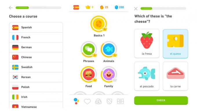 Duolingo -sovellus iPhonelle
