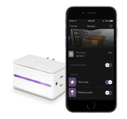 O switch compatível com o HomeKit do iDevices permite controlar qualquer coisa que você conecte a ele usando um aplicativo iOS. Foto: iDevices