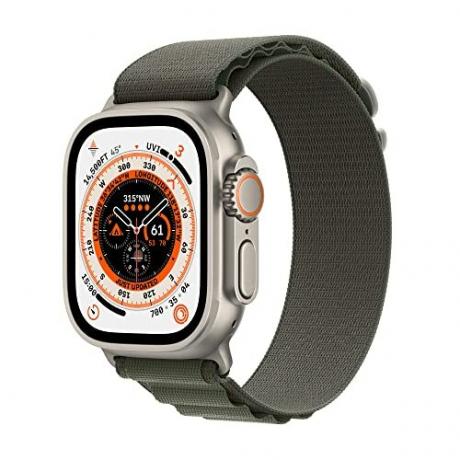Apple Watch Ultra [GPS + Cellular 49 мм] със зелен алпийски контур