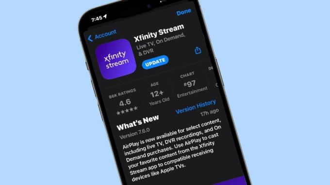 Comcast konečně přidává podporu AirPlay do aplikace Xfinity Stream pro iPhone