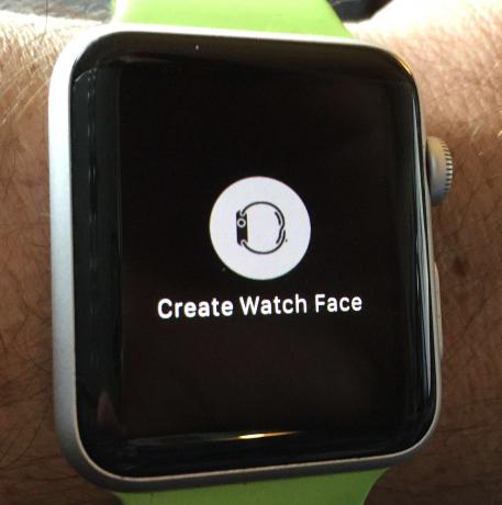 Padarykite veidą iš bet kurios „Apple Watch“ nuotraukos.