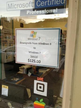 downgradovat Windows 7