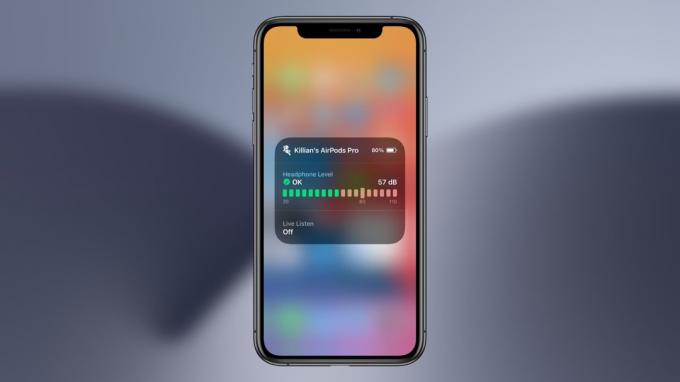 AirPods meten geluidsniveaus in iOS 14