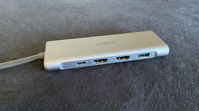Revisión del concentrador USB-C 9 en 2 de Aukey