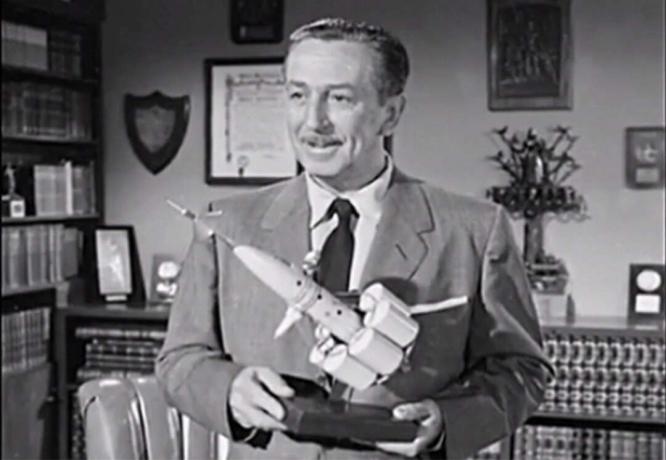 Walt Disney era um campeão da ciência e tecnologia e usava seus parques temáticos para promover o futuro. Foto: Walt Disney Studios / YouTube