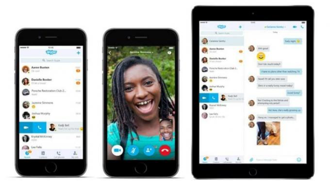 Skype 6.0 iPhonessa ja iPadissa. Kuva: Skype