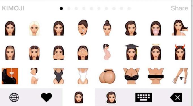 Kim Kardashian szeretné átvenni a billentyűzetét.