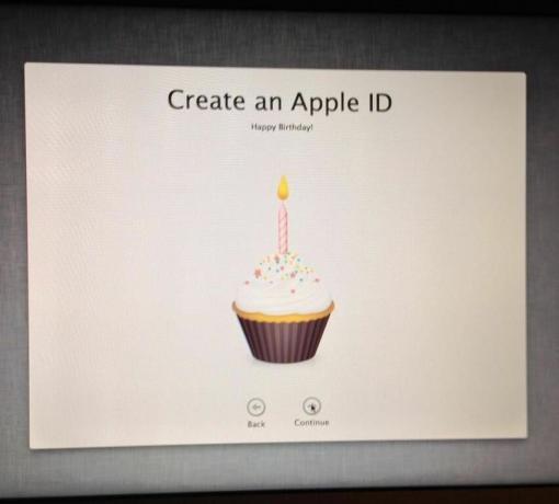 Apple-ID-virtuaalinen cupcake