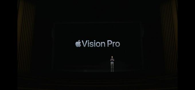 Tim Cook introducerer Vision Pro