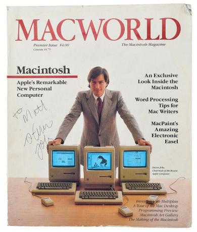 Steve Jobs Macworldin nimikirjoitus